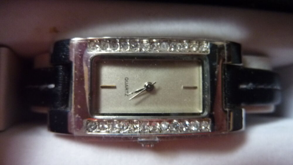 Montre noire - montre strass Bijoux et montres