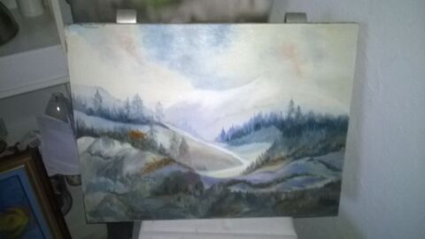 Tableau sur toile
Paysage de neige
Excellent etat
Signe C 30 Talange (57)