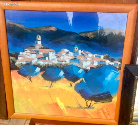 lot 10 tableaux 60 Bagnols (69)