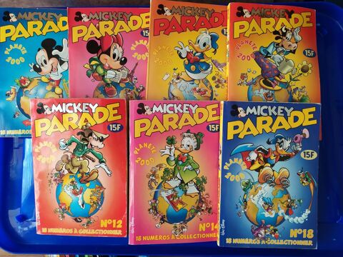 lot de 7 MICKEY PARAGE annes 1999  2001 25 Objat (19)