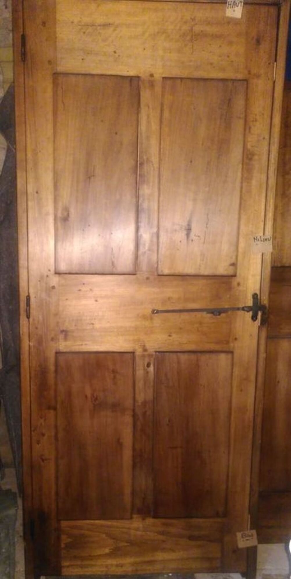 Porte d'int&eacute;rieur Louis XIII 4 panneaux en tilleul Meubles