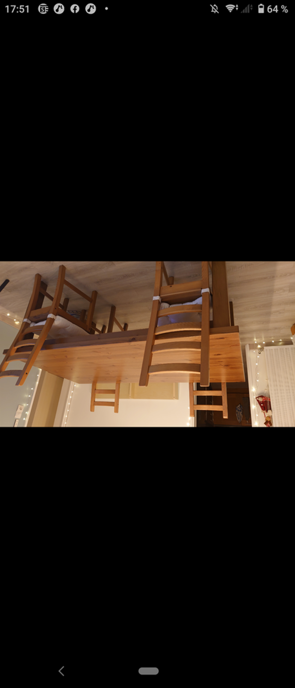table 180x100 + 4 chaises et coussins 300€ TBE Meubles