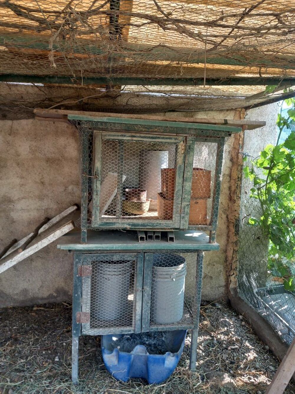 cages &agrave; lapins Jardin