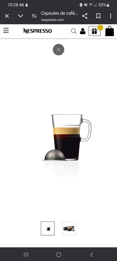 3 paquets capsules Nespresso Fortado 13 Besançon (25)