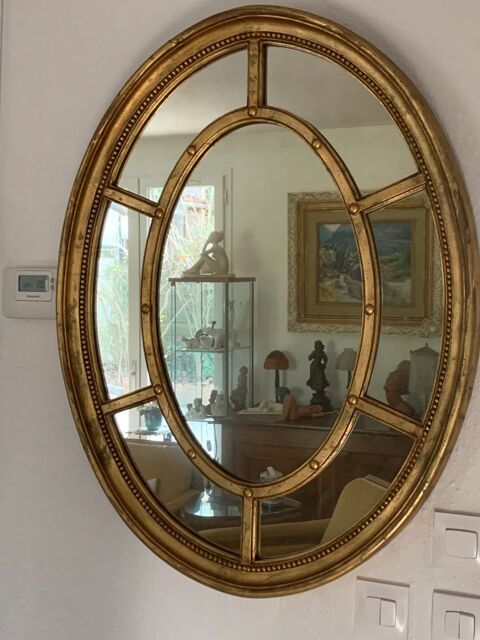 Miroir ovale cloisonn� 180 Oullins (69)