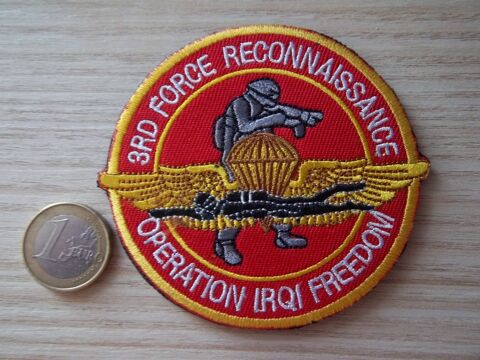 écusson collection militaire opération reconnaissance Irak 9 Valognes (50)
