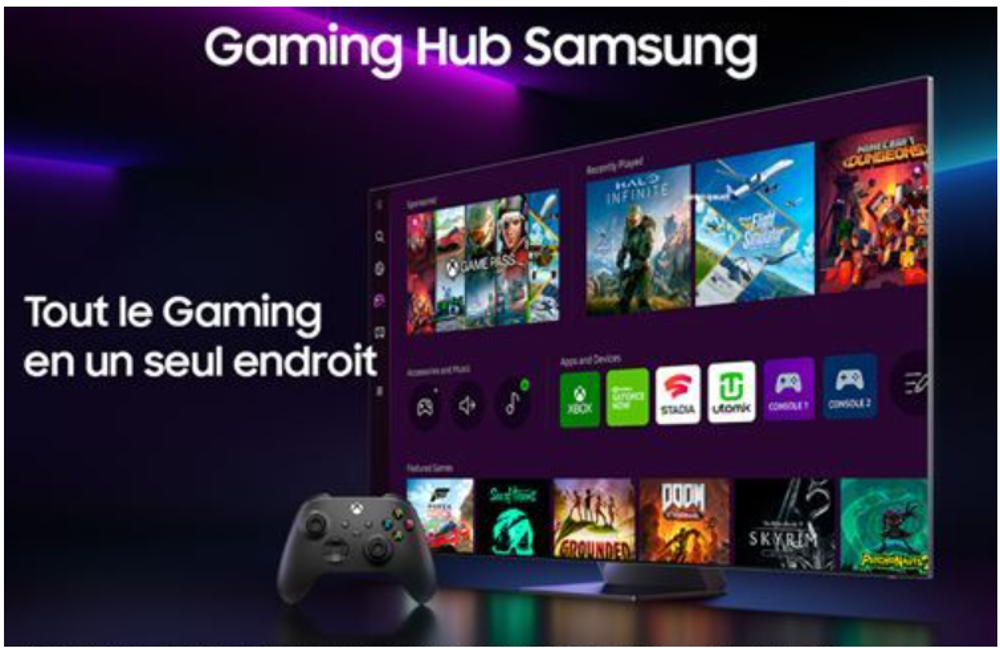 SAMSUNG T&eacute;l&eacute;vision Neo QLED 4K 214 cm QE85QN90B Photos/Video/TV