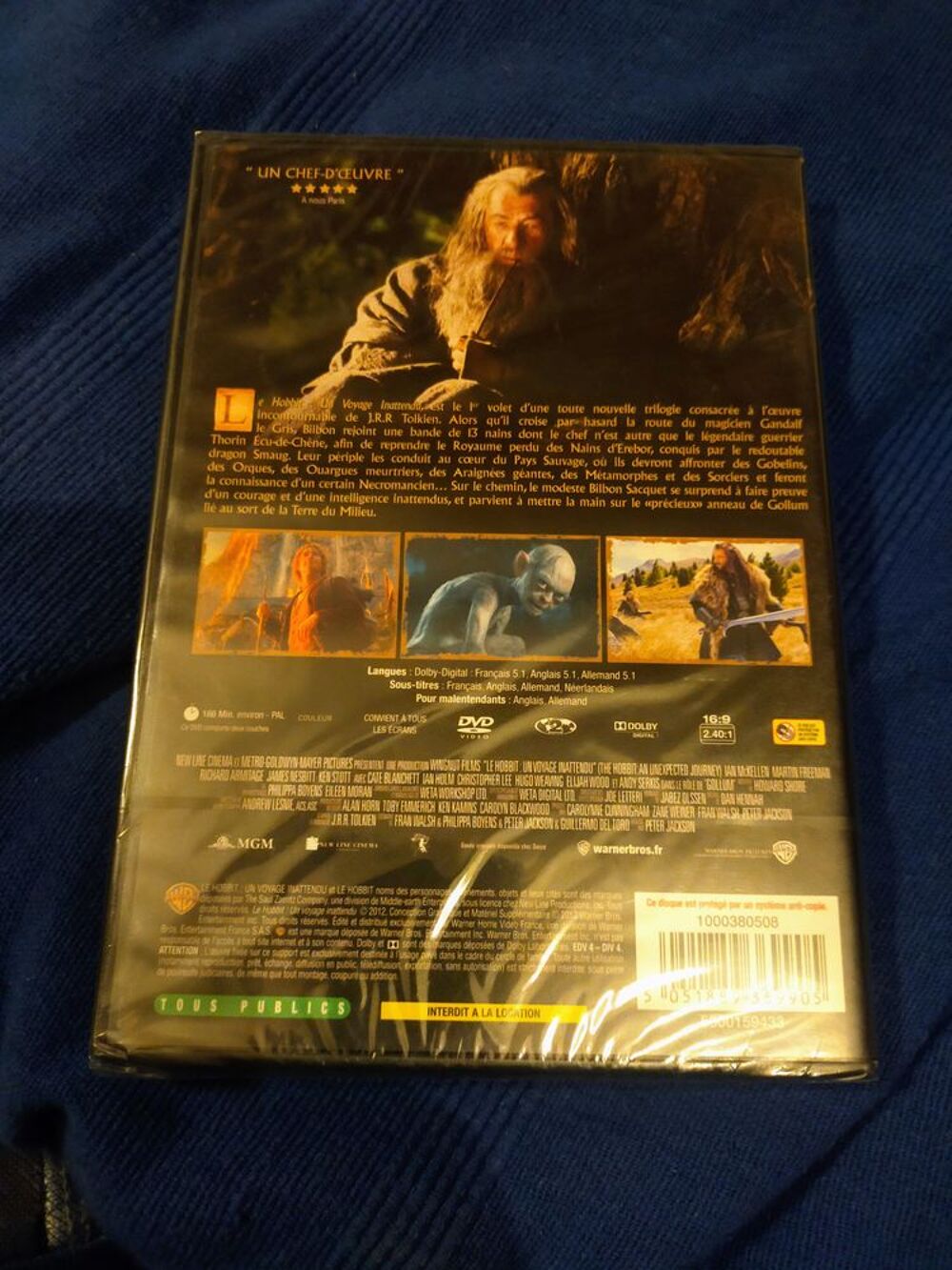 Le Hobbit: un voyage inattendu - DVD - neuf DVD et blu-ray