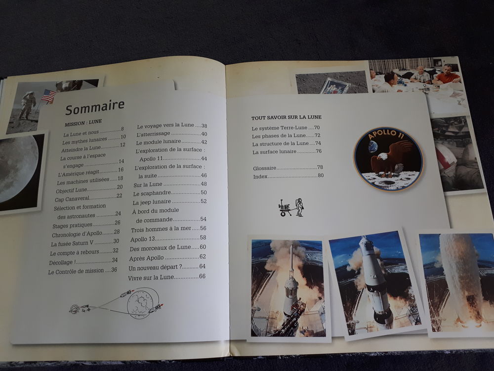 Mission lune Livres et BD