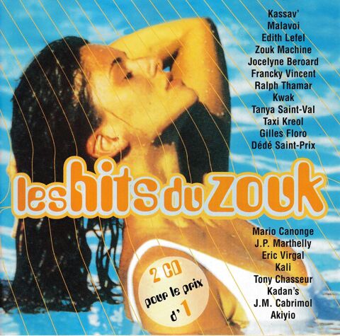 CD Les Hits Du Zouk  Compilation 8 Antony (92)