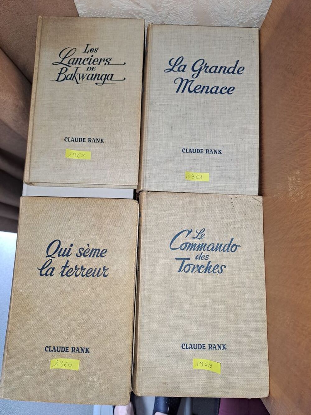 Collection Espionnage Claude RANK Livres et BD