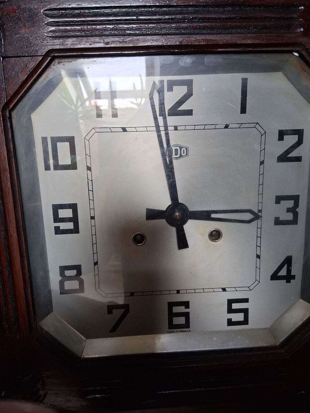 Horloge murale bois m&eacute;canique 