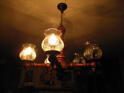 Lustre suspension et appliques murales s�jour 200 Dortan (01)