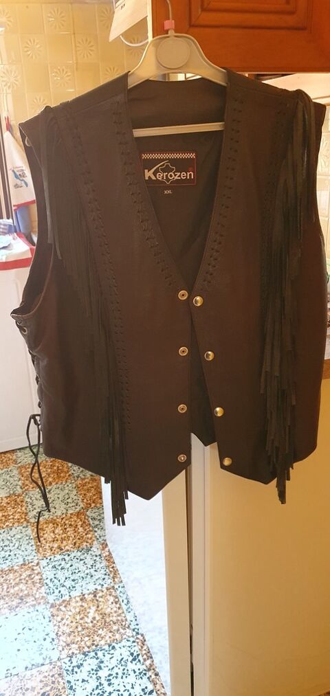 Gilet cuir 40 Valras-Plage (34)