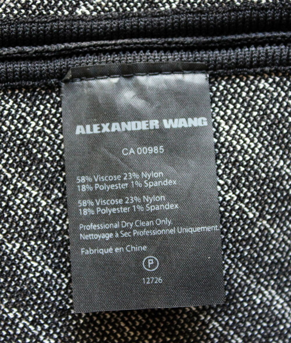 Robe g&eacute;om&eacute;trique noir et blanc ALEXANDER WANG T.M Vêtements