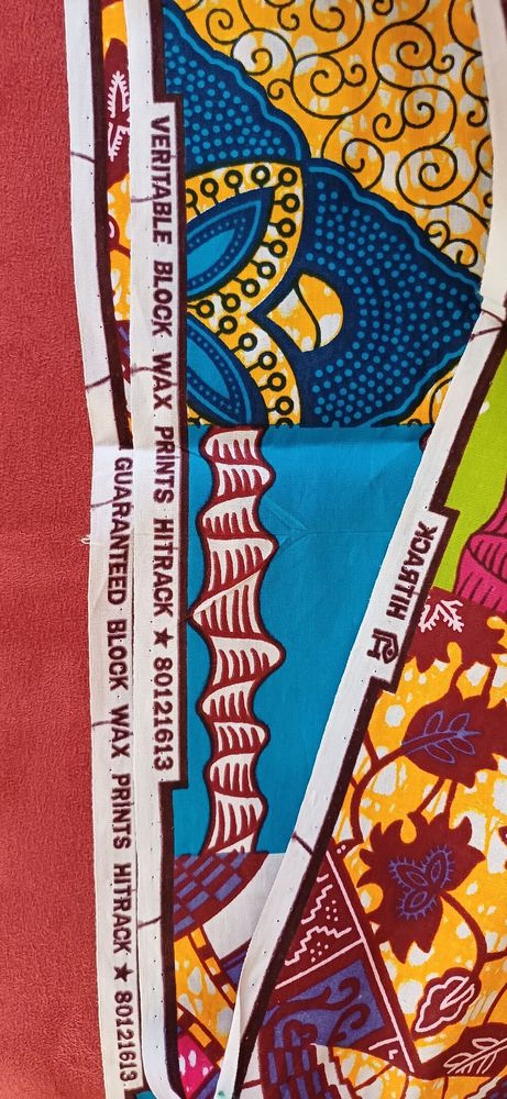 Tissus Wax v&eacute;ritable Vêtements
