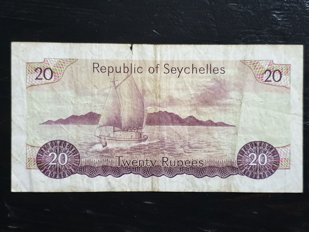 Billet 20 Twenty Rupees Seychelles 