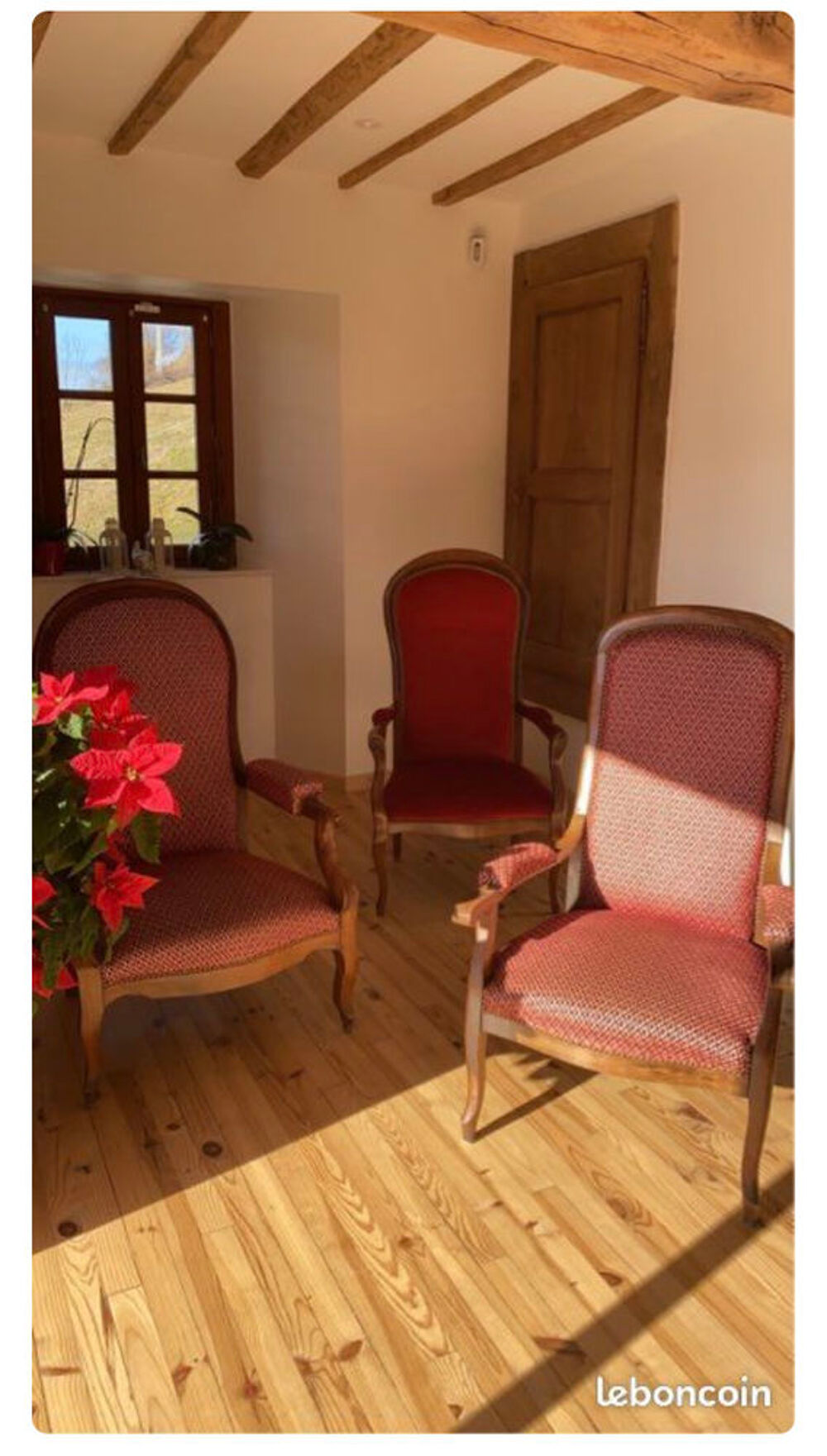 3 fauteuils voltaire Meubles