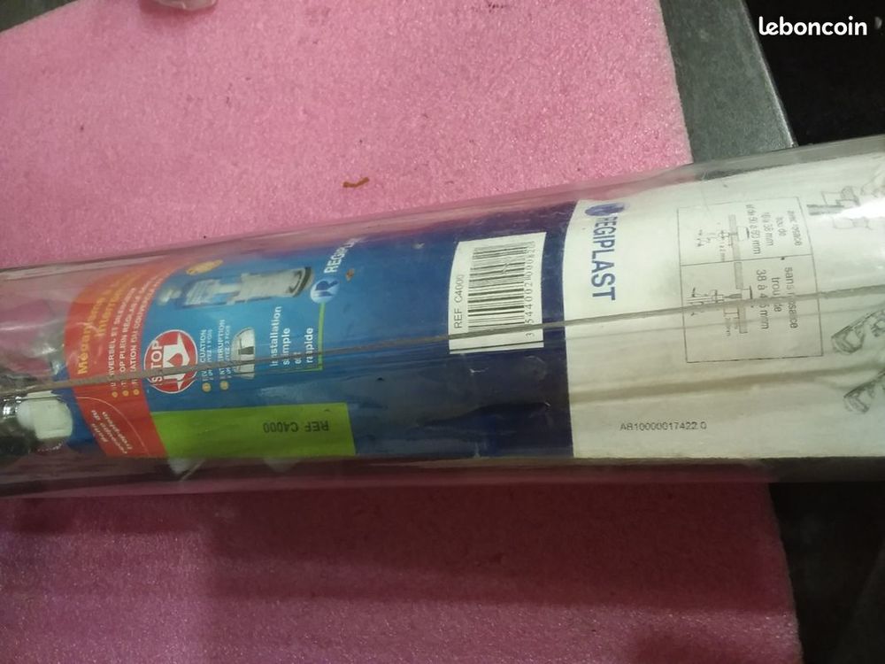 Regiplast 4000 M&eacute;canisme WC &agrave; poussoir simple d&eacute;bit interrom Bricolage