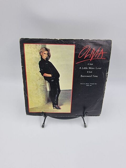 Vinyle 45 tours Olivia : A Little More Love / Borrowed Time 1 Vulbens (74)