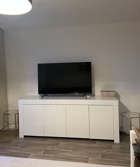 Grand meuble buffet blanc 300 Clichy-sous-Bois (93)