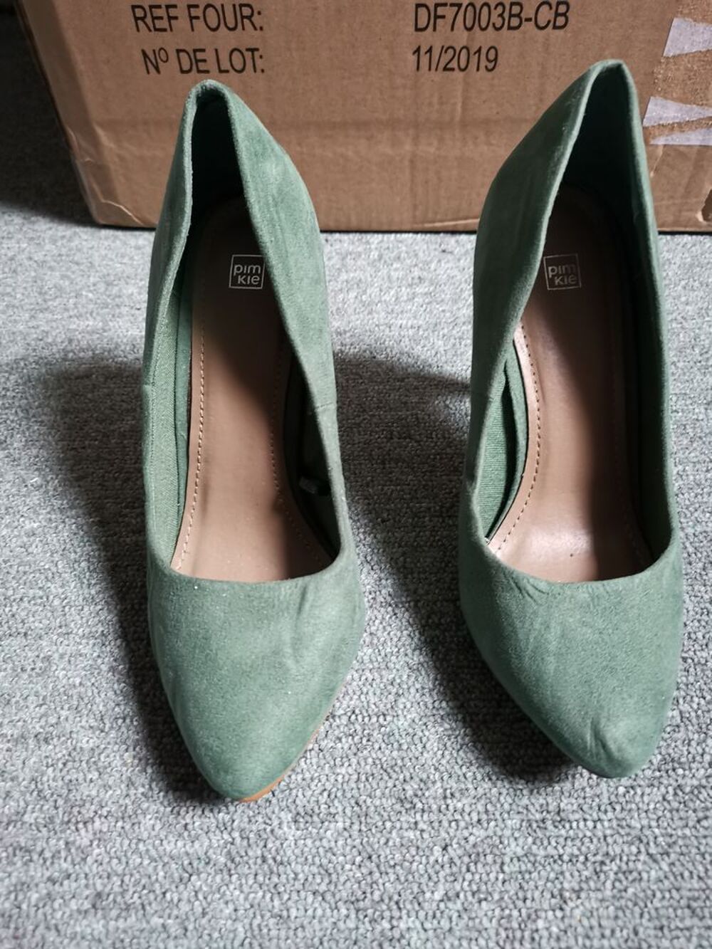 Escarpin vert Pimkie, taille 36 Chaussures