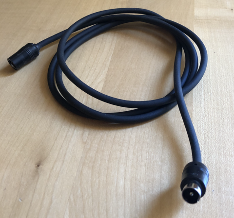 C�ble TV coaxial antenne noir 1,5 m Dracy-le-Fort (71)