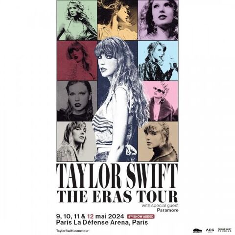 places concert Taylor Swift - Eras Tour - 9 mai - fosse or 300 Paris 20 (75)