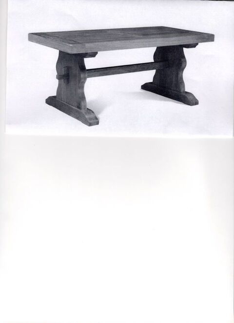 TABLE MONASTERE PIN MASSIF 200 Palaiseau (91)