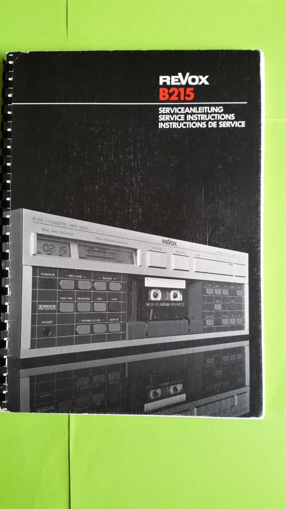 B 215 REVOX Audio et hifi