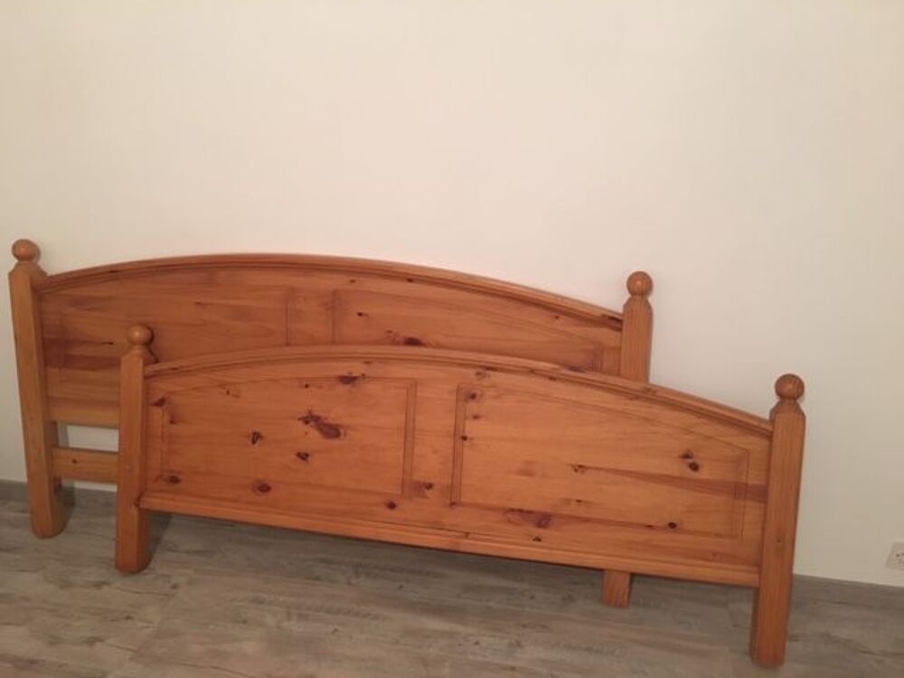 Lit en pin massif 160x200 "Ikea" Meubles