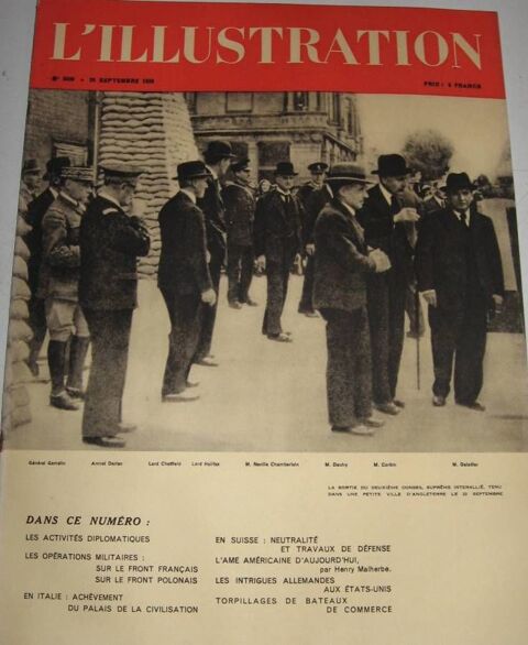 ILLUSTRATION 5039 - 30 SEPT 1939 - FRONT FRANCAIS - POLONAIS 4 Roissy-en-Brie (77)