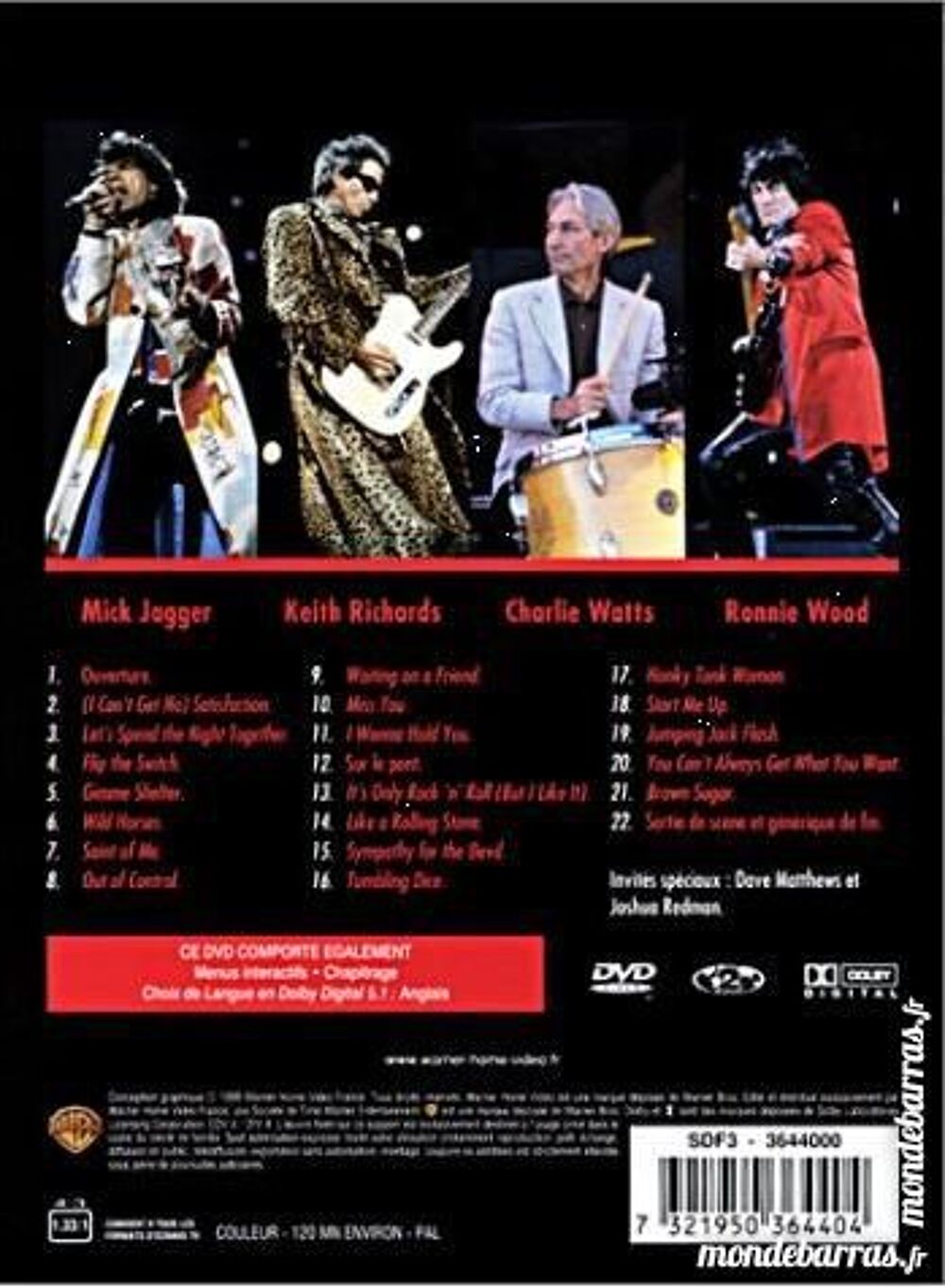 THE ROLLING STONES BRIDGES TO BABYLON DVD et blu-ray