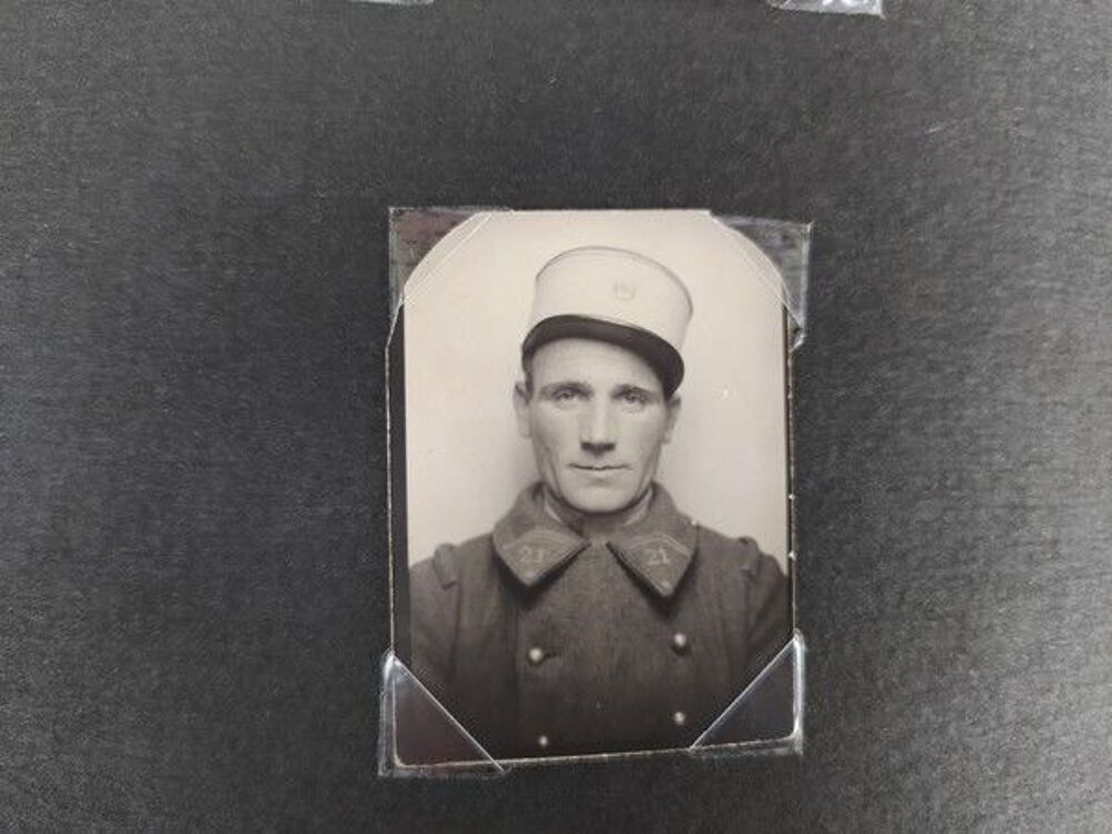 Album Photographie Poilu Artillerie Front Tranch&eacute;e 14-18 WW1 