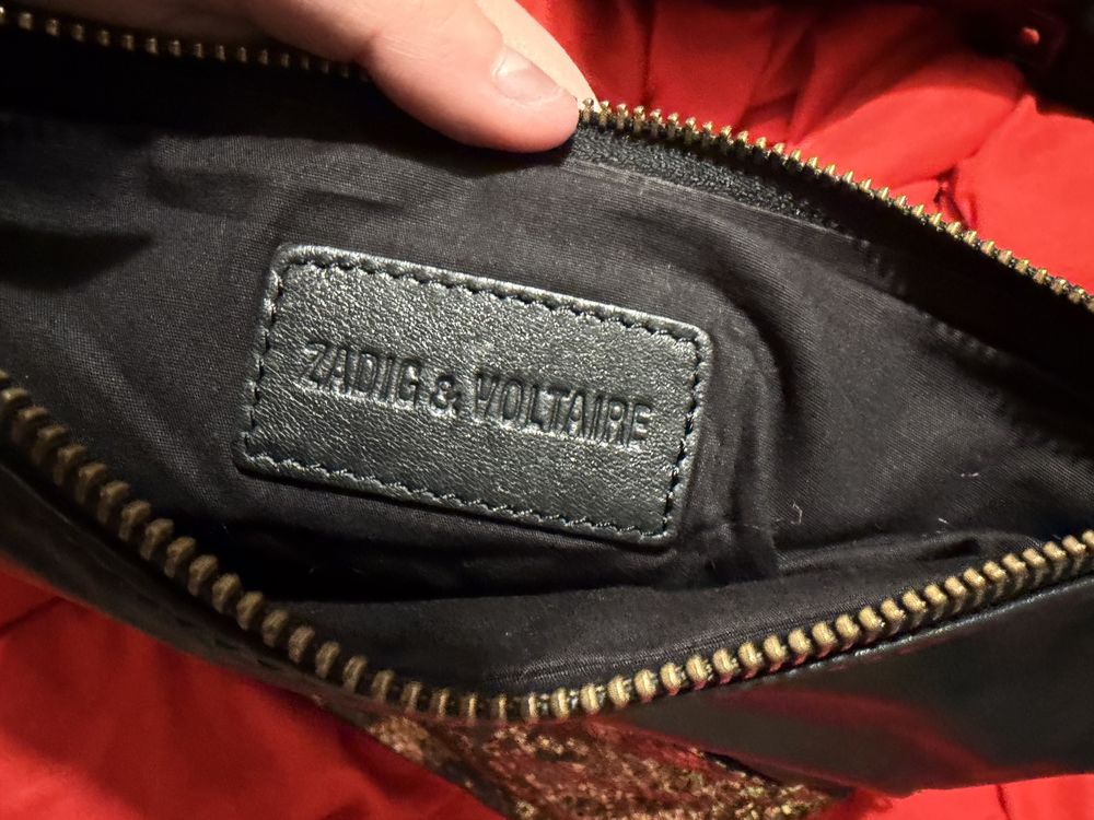 ?? Sac Bandouli&egrave;re Zadig &amp; Voltaire En Cuir Effet Python Maroquinerie