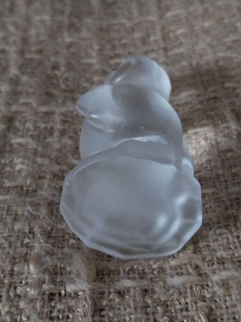 Figurine Oiseau pingouin en Verre Transparent D&eacute;corative Décoration