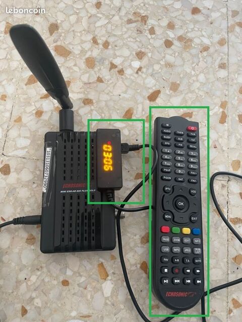 Récepteur satellite ECHOSONIC : pièces détachées 12 Beauchamp (95)
