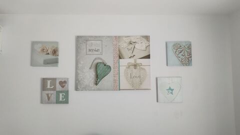 Tableaux (x5) sur Toile Tendue - Armature Bois 10 Maureilhan (34)