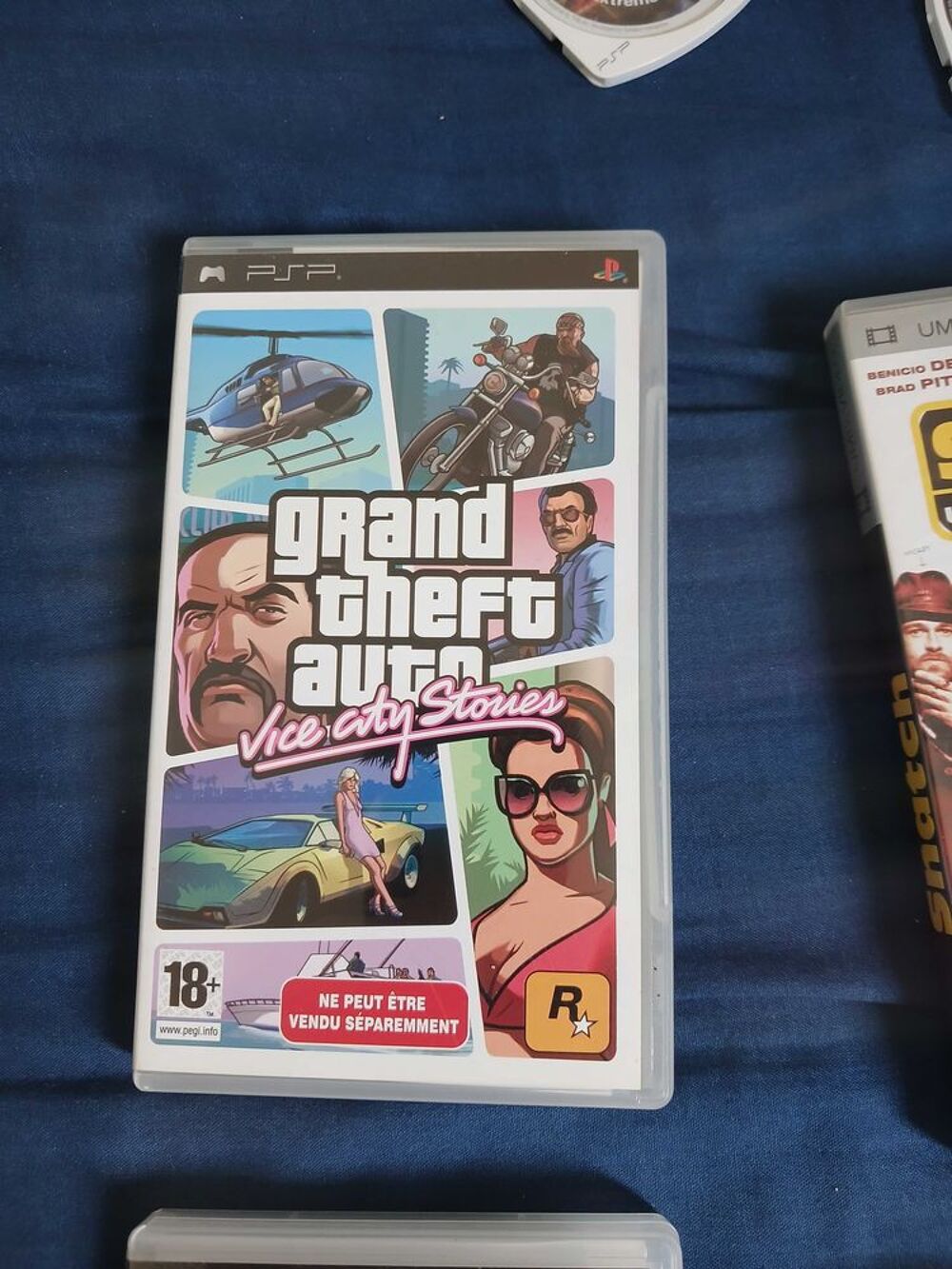 lot 6 jeux psp tr&egrave;s bon &eacute;tat Sports