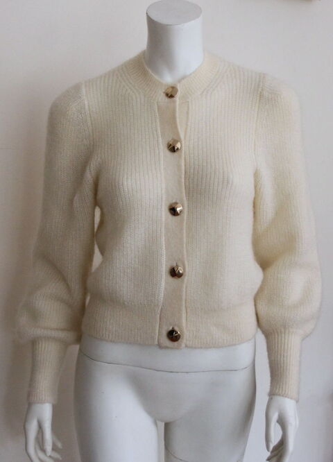 Pull cardigan mohair BA&SH T.1 soit 36/38 Fr 80 Issy-les-Moulineaux (92)