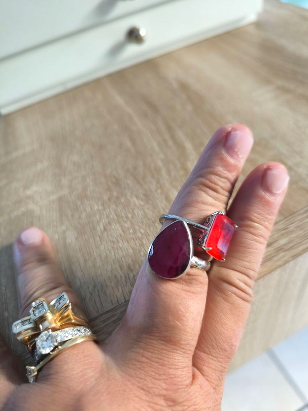 Au choix bagues argent massif rubis indien 
AI Bijoux et montres