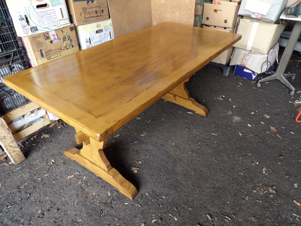 TABLE MONASTERE en CHENE de 160 cm x 80 cm Meubles
