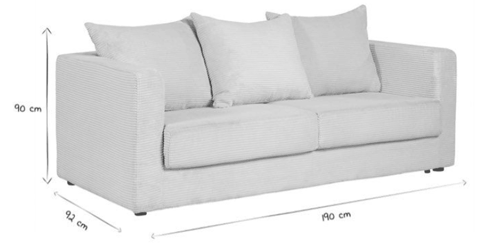 Canap&eacute; beige 3 places convertible - NEUF Meubles