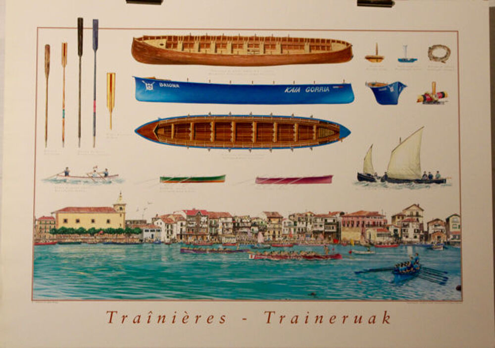 " T R A I N I E R E S " Editions DU " QUAI ROUGE " Décoration