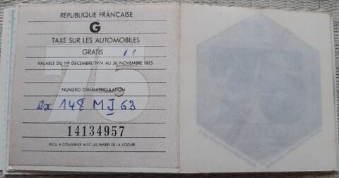 Vignettes automobile 197$ G 1976G Beaumont (63)