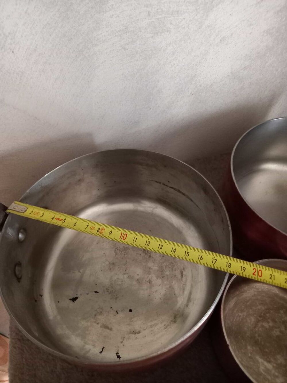 lot casserole en cuivre et fonte Décoration