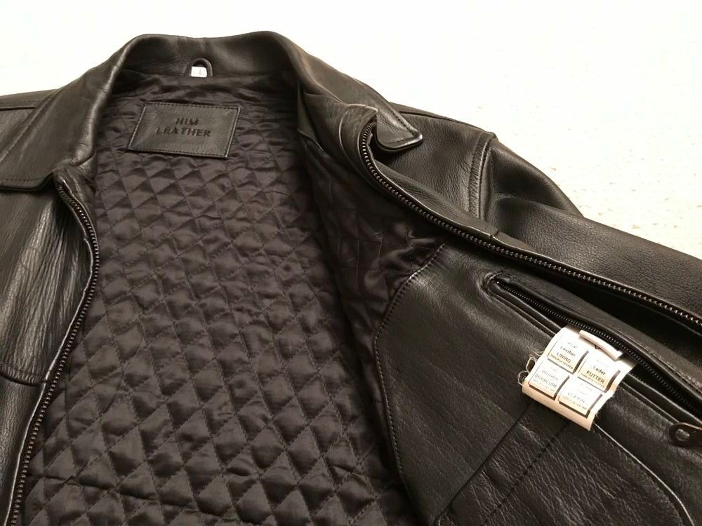 Veste homme cuir v&eacute;ritable L Vêtements