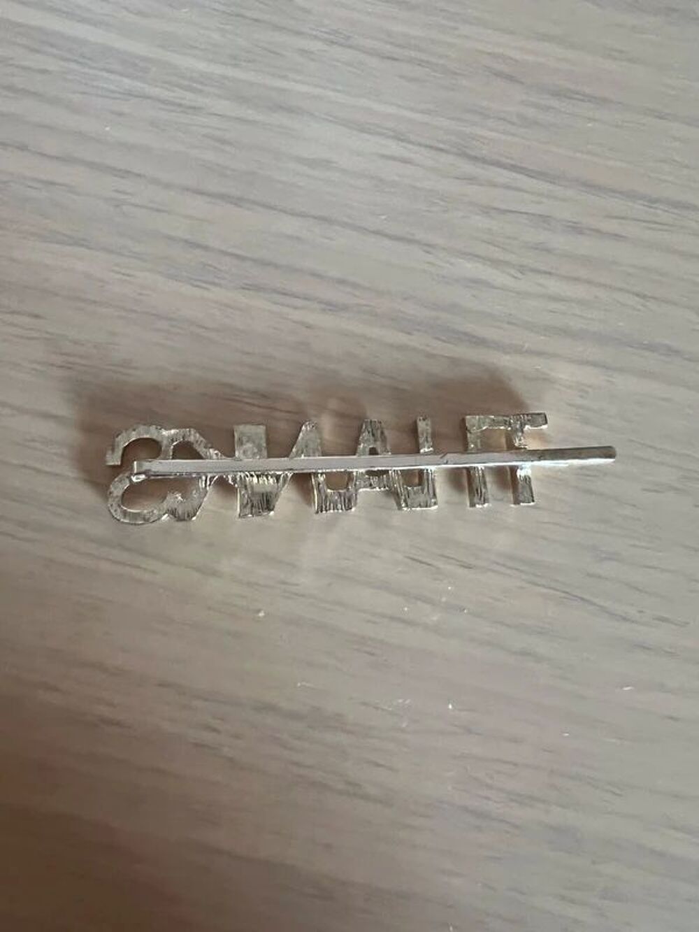 Pince &agrave; Cheveux Stradivarius Strass Argent&eacute;s Thanks. Neuve Bijoux et montres