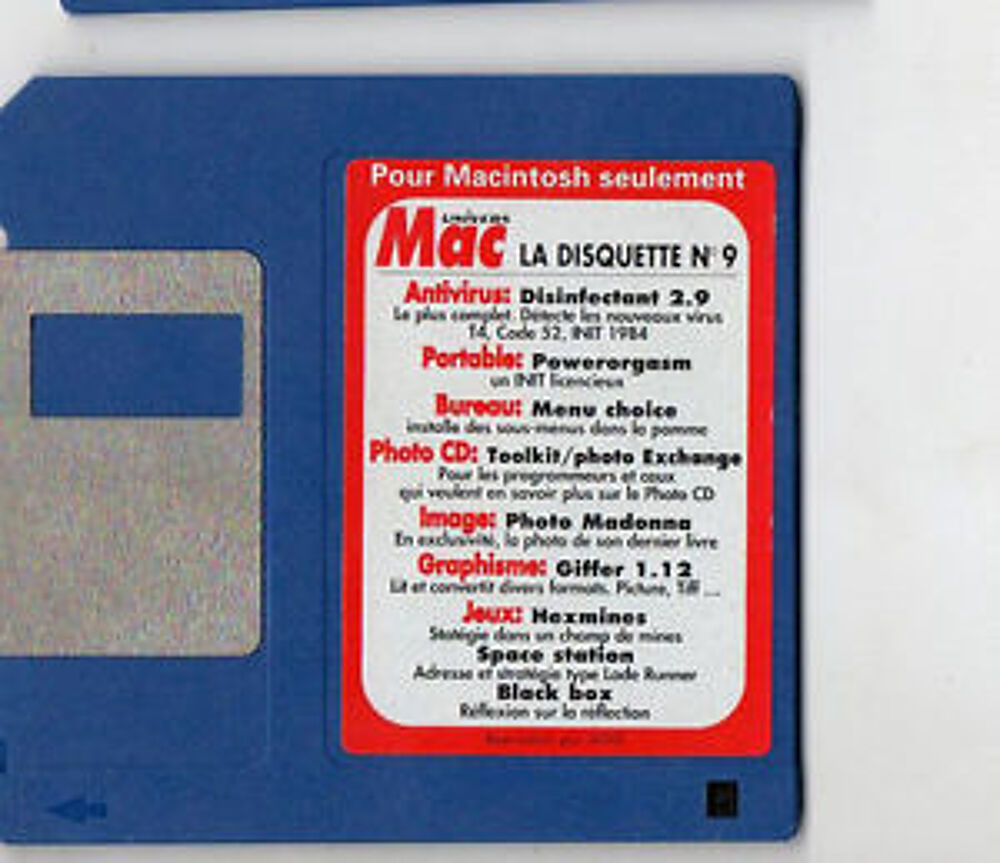 LOT DE CINQ DISQUETTES DE REVUE Matériel informatique