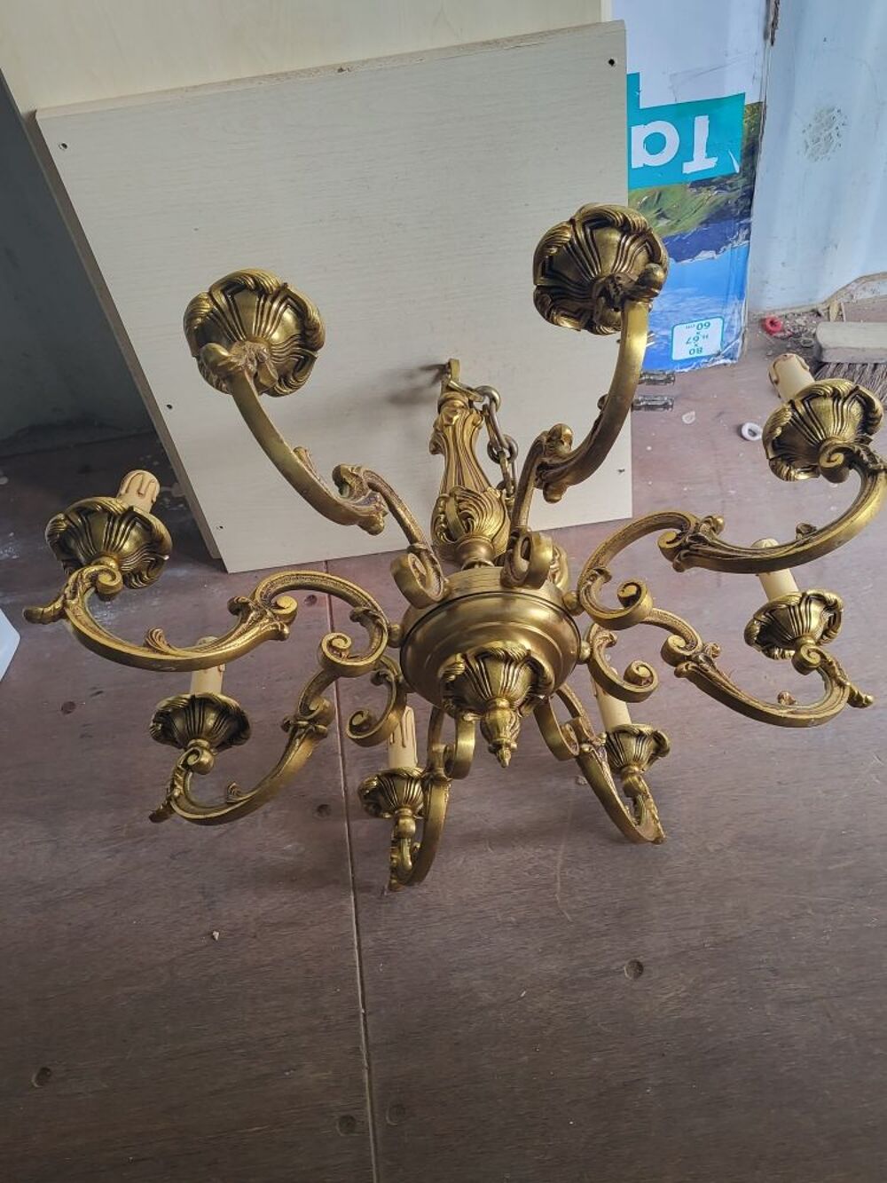 Lustre Bronse Massif Electroménager